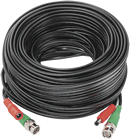 DIY-10M-HD :: Rollo de 10 Metros de Cable Siamés (Coaxial + Par de Alimentación) con Conectores (2 BNC para Video / 1 Macho + 1 Hembra para Energía). 100% Cobre. Para Cámaras HD hasta 4K