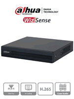 XVR1B04H-I :: DVR DAHUA WizSense Cooper-I 5MP LITE/1080p LITE 4 CH H.265+ Pentahibrida HDCVI/AHD/TVI/CVBS/IP - 2  CH IP Extra o Hasta 6 CH IP Salidas de Video: VGA y HDMI