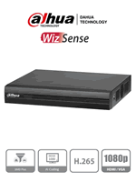 XVR1B16-I :: DVR DAHUA WizSense Cooper-IR 1080p LITE 16 CH H.265+ Pentahibrida HDCVI/AHD/TVI/CVBS/IP - 2  CH IP Extra o Hasta 18 CH IP Salidas de Video: VGA y HDMI