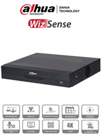 XVR5104HS-4KL-I3 :: DVR DAHUA WizSense 4K (8 Megapixeles) 4 CH H.265+ Pentahibrida HDCVI/AHD/TVI/CVBS/IP - 4  CH IP Extra o Hasta 8 CH IP Salidas de Video: VGA (1080p) y HDMI (4K) SMD PLUS. 1CH Reconocimiento Facial y Protección Perimetral