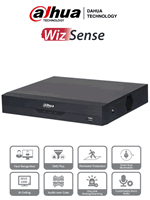 XVR5104HS-I3 ::  DVR DAHUA WizSense 5MP LITE/1080p LITE 4 CH H.265+ Pentahibrida HDCVI/AHD/TVI/CVBS/IP - 2  CH IP Extra o Hasta 6 CH IP Salidas de Video: VGA y HDMI SMD PLUS. 1CH Reconocimiento Facial y Protección Perimetral