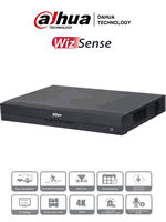 XVR5216AN4KLI3 :: DVR DAHUA WizSense 4K (8 Megapixeles) 16 CH H.265+ Pentahibrida HDCVI/AHD/TVI/CVBS/IP - 16  CH IP Extra o Hasta 32 CH IP Salidas de Video: VGA (1080p) y HDMI (4K) SMD PLUS. 2 CH Reconocimiento Facial y Protección Perimetral. Soporta Hasta 2 Discos Duros SATA