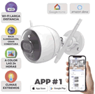 C3X :: Cámara Bala EZVIZ 2 Megapixel Lente 2.8 mm ángulo de visión horizontal 105 grados WiFi 802.11b/g/n IR 30 mts. dWDR P2P Detección de Movimiento Grabación en Nube para Exterior IP67 Luz Estroboscópica y Sirena