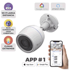 CS-C3TN :: Cámara Bala EZVIZ 2 Megapixel Lente 2.8 mm ángulo de visión horizontal 106 grados WiFi 802.11b/g/n IR 30 mts. dWDR P2P Detección de Movimiento Grabación en Nube para Exterior