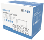 KIT7208BP :: Kit HiLook by HIKVISION 1 DVR DVR108F1 8 CH 1080P LITE + 4 Cámaras Bala THC-B110-P 720P 3.6 mm Policarbonato IP66 + 4 Rollos de 18 mts. de Cable Siamés + Fuente de Poder para las 4 Cámaras